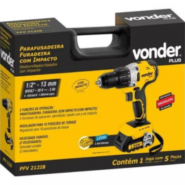 FURADEIRA/PARAFUSADEIRA VONDER 20V        PFV212IB