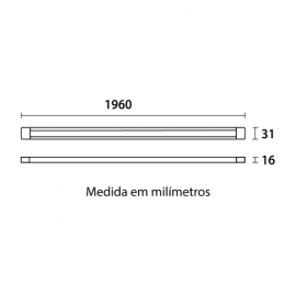 TRILHO ELETRIFICADO BLUMENAU 2M BR