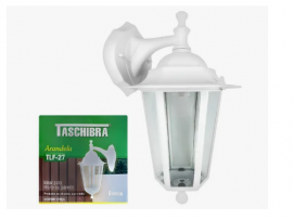 ARANDELA TASCHIBRA COLONIAL 1XE27 BRANCA BX TLF-27