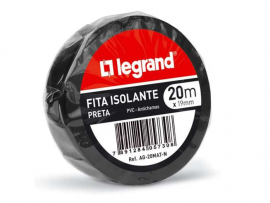 FITA ISOLANTE PIAL LEGRAND  20M PRETA
