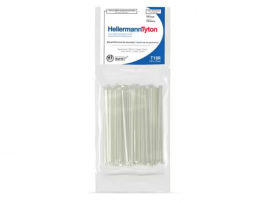 ABRACADEIRA NYLON BRANCA T-18R 100MM X2.5MM C/100