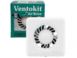 VENTOKIT  M80  AIR BRISE  5M2 100MM 20WTS S/ACAB.