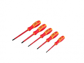 JOGO DE CHAVES DE FENDA/PHILIPS 5 PC VONDER